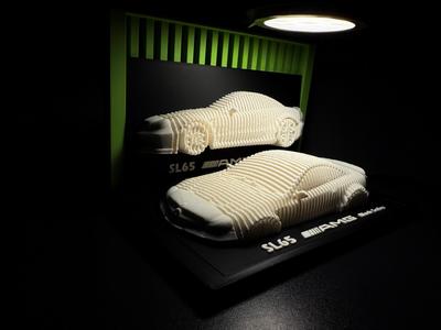 Mercedes Benz SL65 AMG Black Series -Layered model