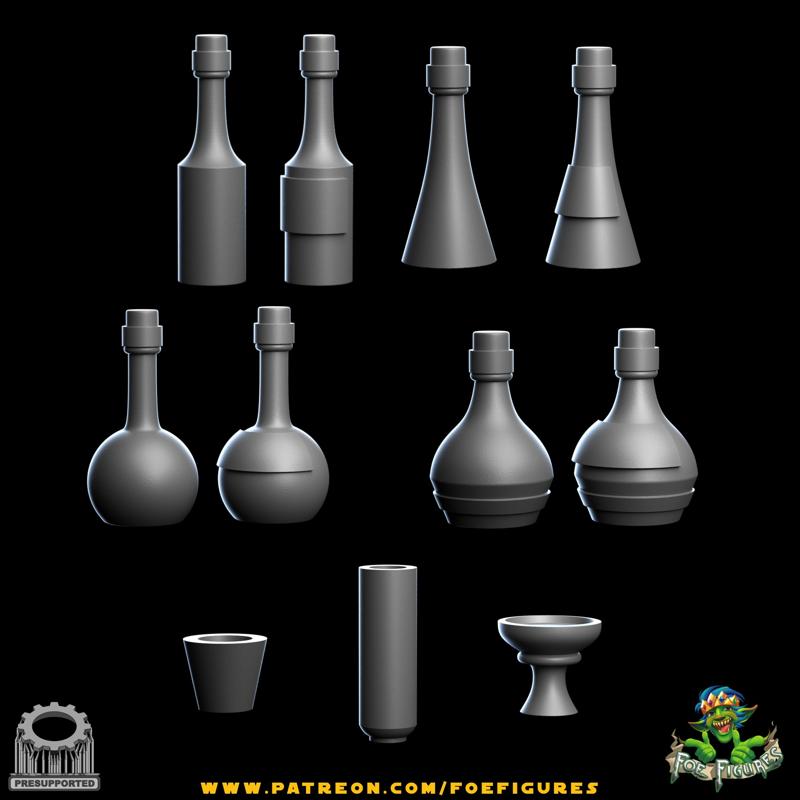 Bottles and Cups Bits