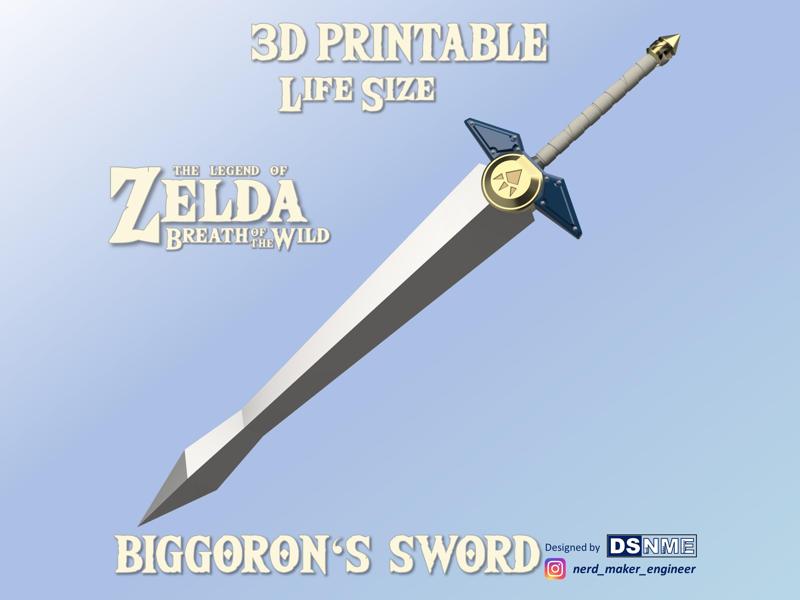 Biggoron’s Sword from Zelda Breath of the Wild - Life Size
