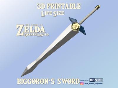 Biggoron’s Sword from Zelda Breath of the Wild - Life Size