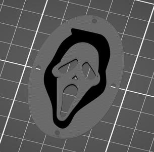 Scream/Vřískot nášivka