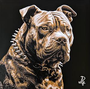 Bully the Pitbull - Hueforge Print