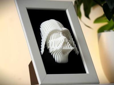 Darth Vader Layered Sculpture