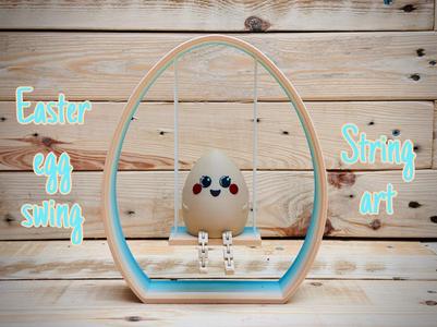 Easter Egg Swing String Art