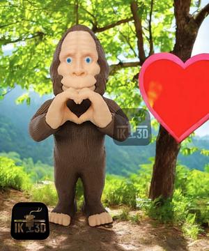 Bigfoot Heart Hands / 3MF Included