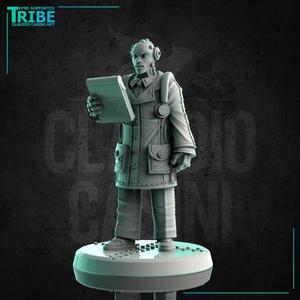 (0235) Male robot android doctor medical scientist