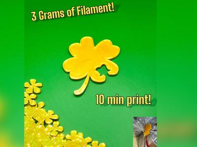 Lucky Shamrock Bread Clip
