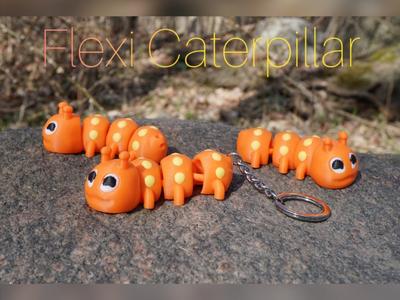 Flexi Caterpillar - Keychain 