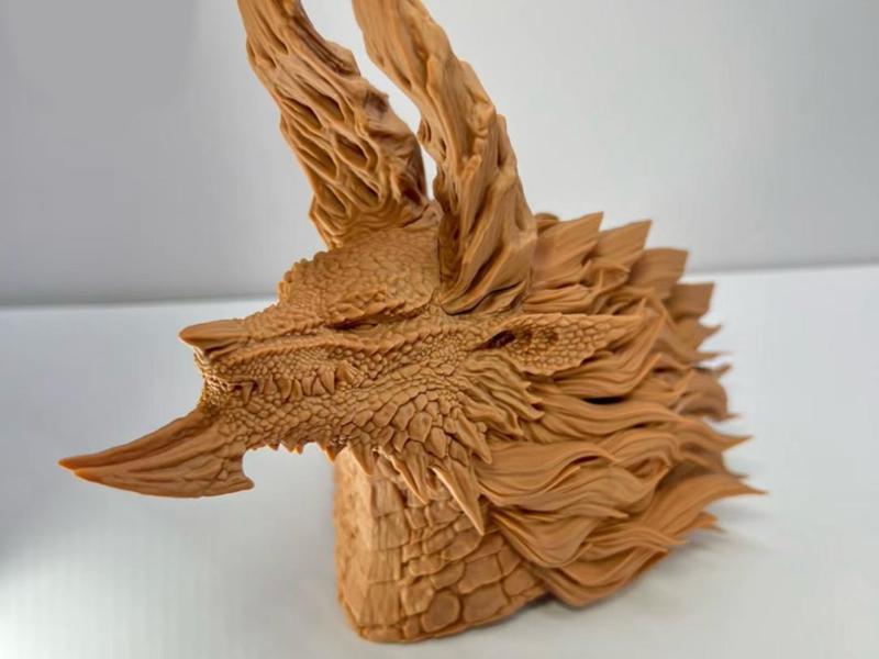 Monster Hunter Zinogre Head Sculpture