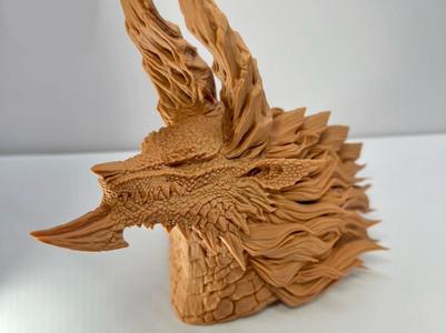Monster Hunter Zinogre Head Sculpture