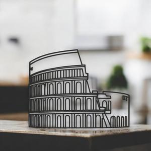 Colosseum Line Art - Desktop Line Art