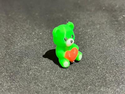 Cute Mini Bear With Heart - Figurine