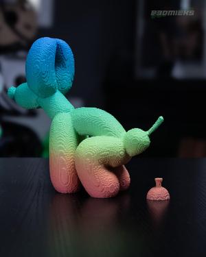 Pixel Pup Pooping - Pixelated Balloon Dog Home Decor