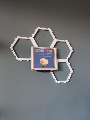 Honeycomb System, groove hive for pictures and cd