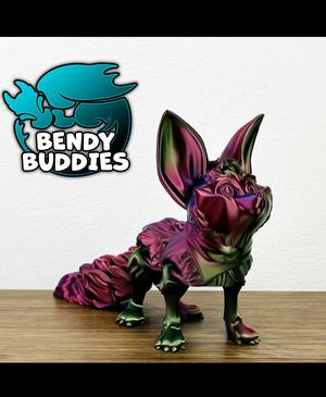 Foxi Fox / Cute Animal Articulated / Print-in-Place Tailed Creature / Feline Beast / Creature World 