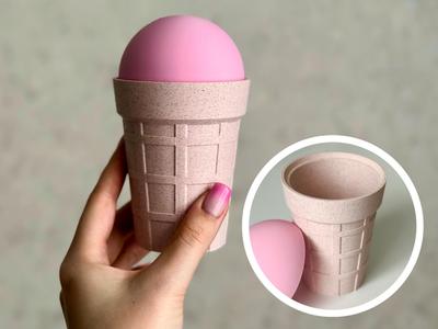 Ice Cream Storage Box - Cute Organizer