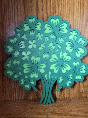 Shamrock Bouquet with a base layer