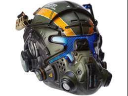 Modified visor for MCOR helmet TITANFALL 2