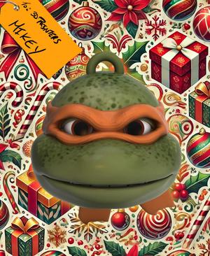 1990 Mikey Christmas Ornament