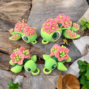 Hangable Rhododendron Turtle Articulated Flexi