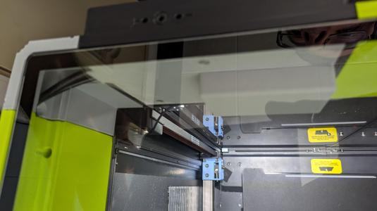5" Display back closure modified for large cables from BTT on integrated Top Hat SV08