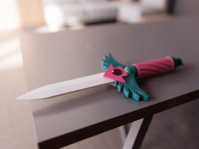 Squid game inspired seeker dagger / knife season 3