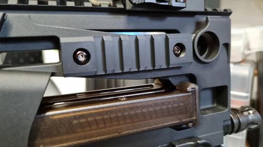 Krytac P90 Airsoft side Picatinny Rail