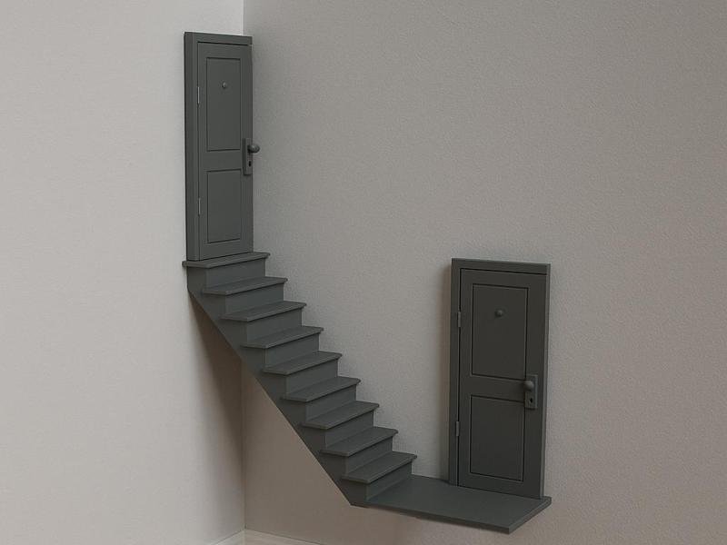Miniature staircase