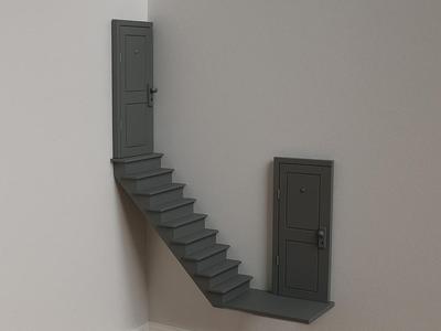 Miniature staircase