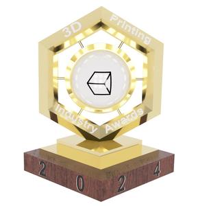 3D Print Industry Awards 2024 Trophy