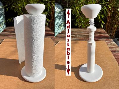 All roll sizes push to tear paper towel holder