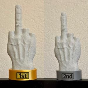 First / Second place trophy