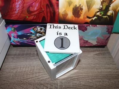 MTG EDH Commander Showcase Deck Box - Bracket 1