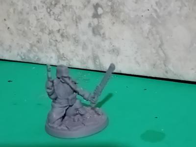 Wargaming ww1 soldier kneeling-28mm ww1 miniature