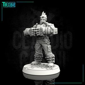 (0087) Male big guy cyberpunk with big arms