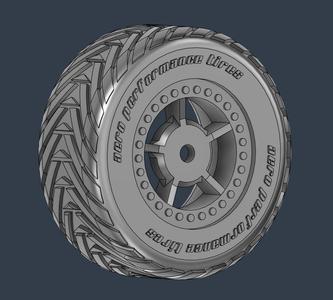 Aero Performance Tires for Traxxas Slash 1/16