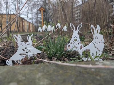 Easter Bunny Garden & Flower Decoration
