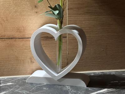 Heart with Test Tube