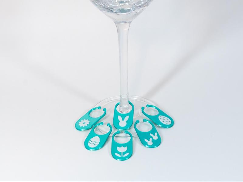 Easter Wine Charms