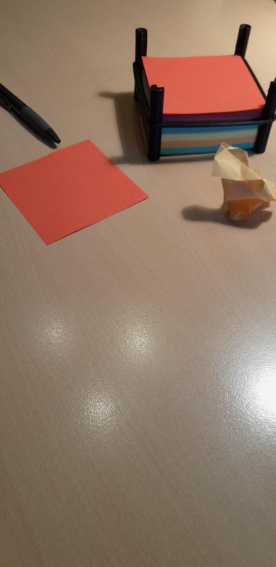 Portable note holder