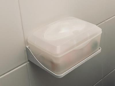 Shelf for Flushable Moist Wipes Box