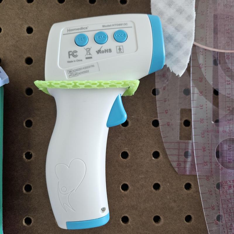 Pegboard Holder for Homedics Infrared Thermometer -6g