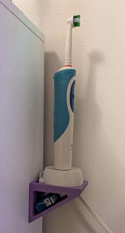 oral b electric toothbrush wall mount