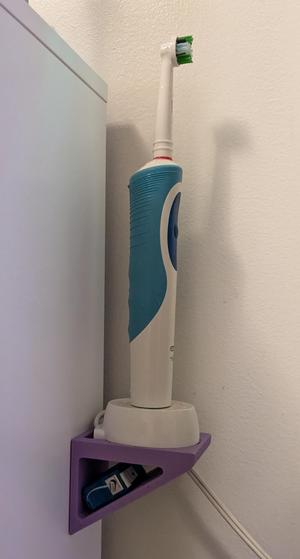 oral b electric toothbrush wall mount