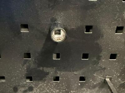 Güde Square Pegboard Tool Holder 1/4 Inch Nut