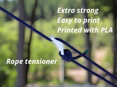 Extra-strong rope tensioner