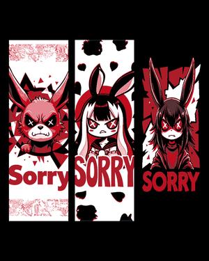 Say sorry even if you don't mean it - Set of bookmarks