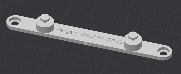 Netgear MS305/MS308 2.5 GbE Bracket for Leviton/OnQ SMC