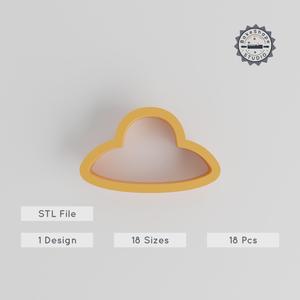 Sun Hat Shape Cutter Set, 18-Piece, 0.75"-5.00", Perfect for Cookies, Fondant & Clay PRODUCT_2731