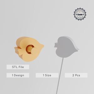 Tropical Fish Cake Pop Mold, Ocean Sealife Design, 2-Piece Set, Aquatic & Exotic Fish 3D Print STL PRODUCT_1225